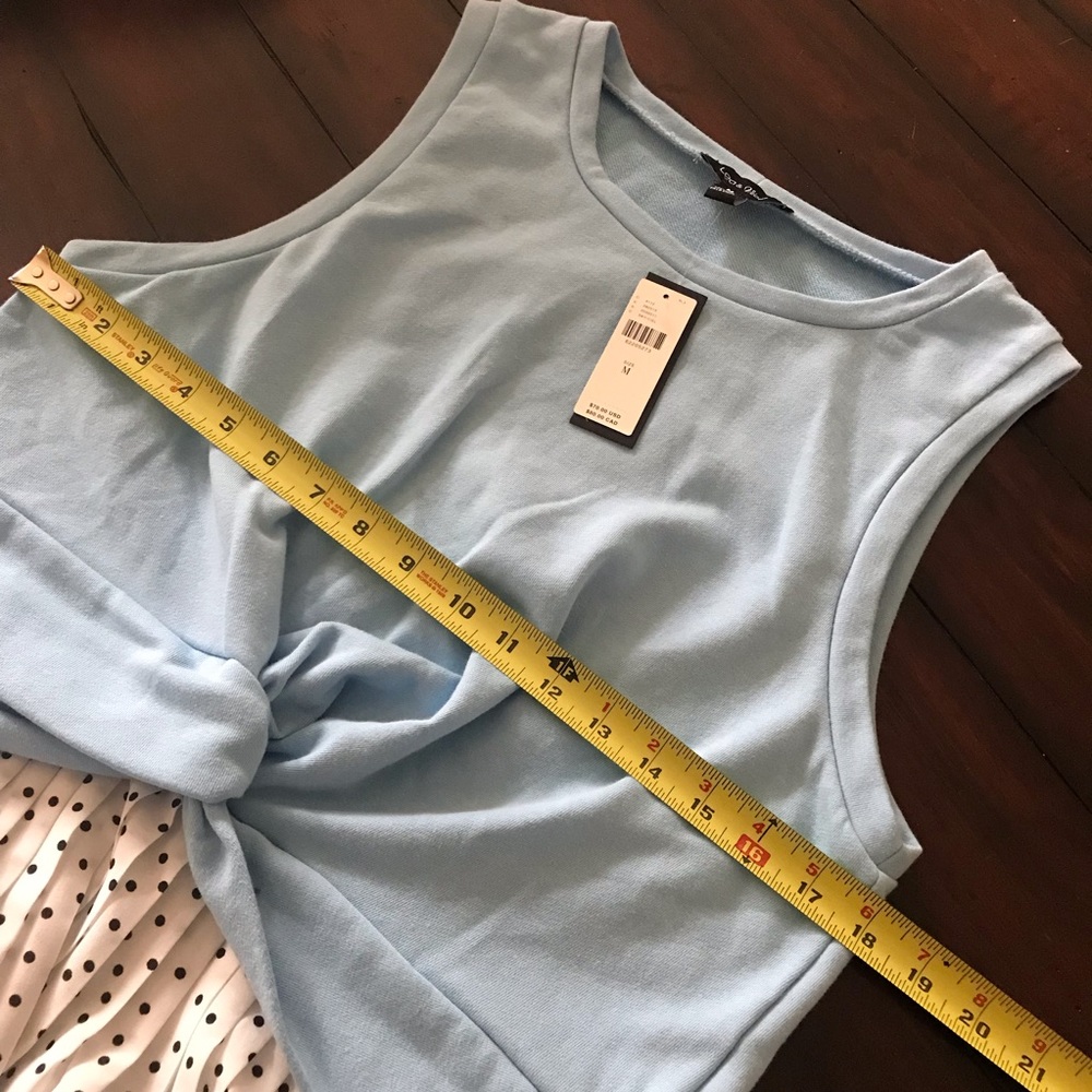 NWT. Anthropologie Layered Hem Flounced Top - Picture 4 of 9